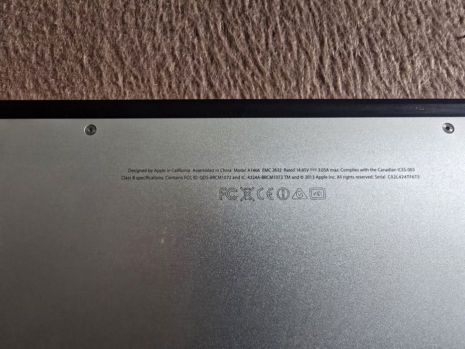 Macbook air 2013