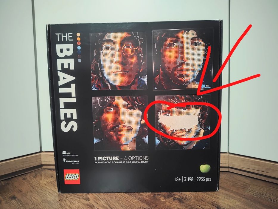 Nowy LEGO Art 31198 The Beatles Lennon McCartney Harrison Ringo Starr