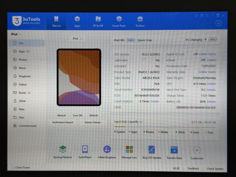 iPad 9. gen. (A2602) - 64GB - faktura VAT 23%