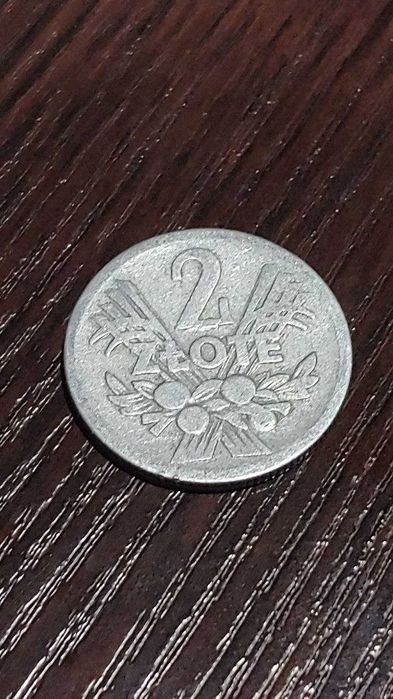 2 Złote 1958 bez znaku mennicy