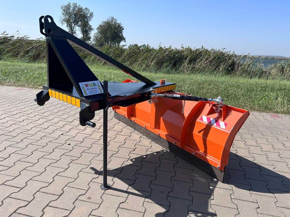 Pług na TUZ tył/przód do ciągnika Śnierzny obrotowy 360° . Producent!