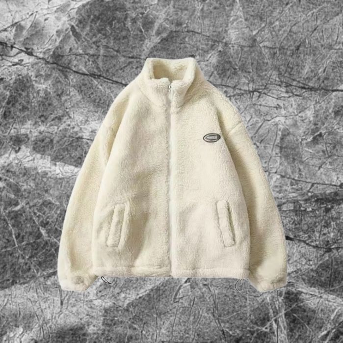 куртка флисовая пушистая