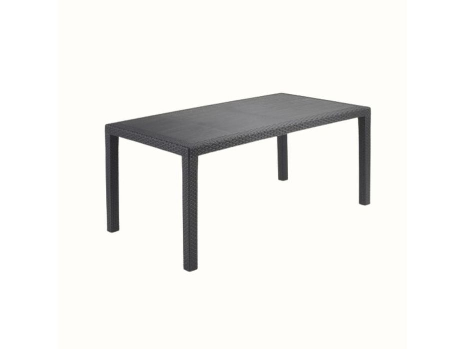 Mesa de Jardim Ipae Progarden Joker Antracite (138x78x72cm)