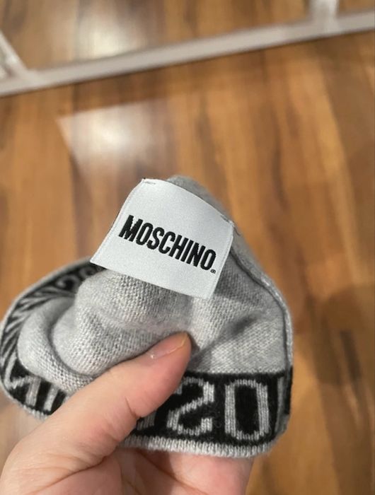 Moschino czapka i szalik kashmir super set