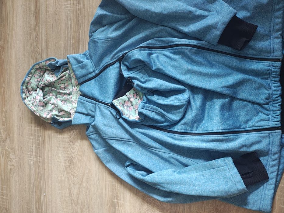 Kurtka Softshell Greyse 4w1, ciążowa do noszenia dzieci w chuście, nosidle