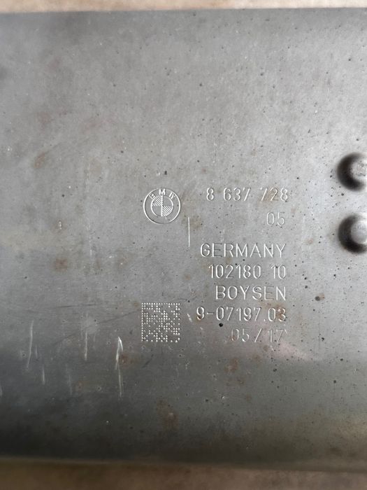 Глушитель bmw g30 сток