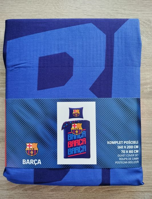 Komplet pościeli FC Barcelona 160x200cm