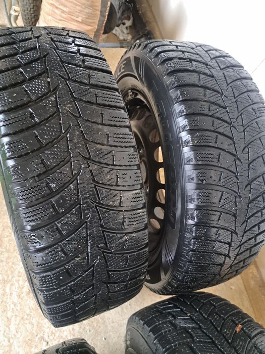 Felgi stalowe 5x112 z oponami zimowymi