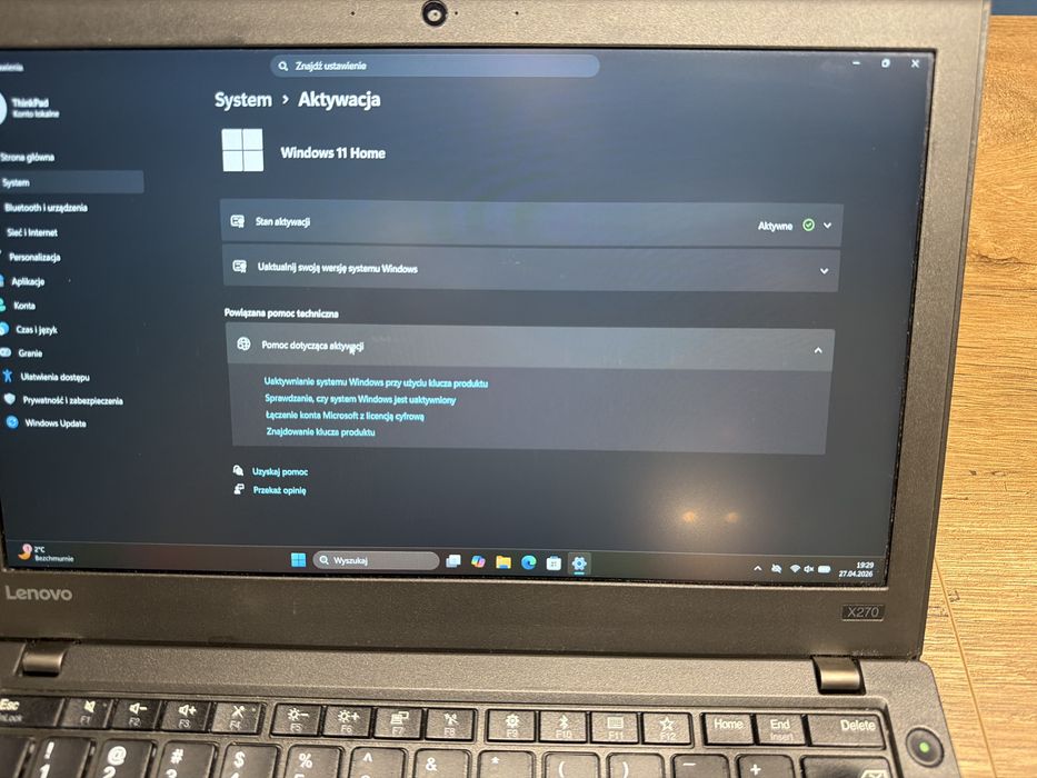 Lenovo ThinkPad x270 i5 7 gen 8/240GB FHD