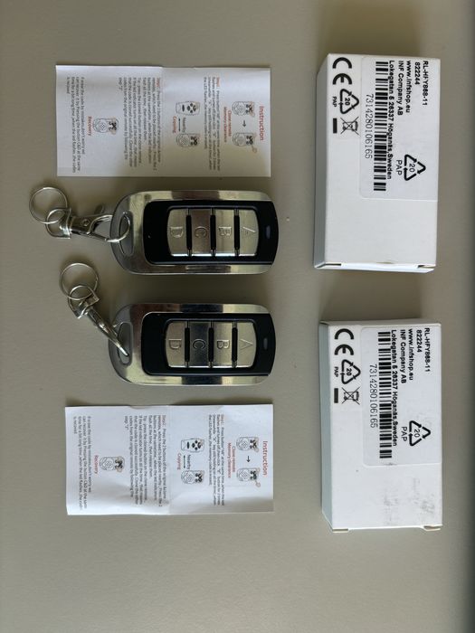Controle Remoto Rf Universal de 4 Canais 868 Mhz