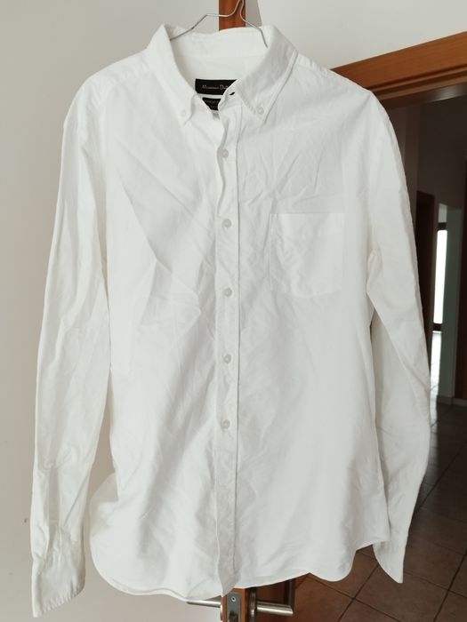 Camisa linho Massimo Dutti