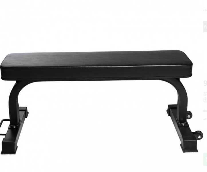 Ławka do ćwiczeń prosta z kółkami transportowymi