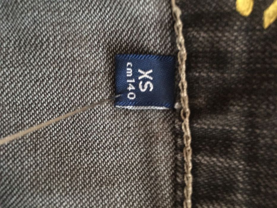 Dzinsy chlopiece 140 nowe Denim