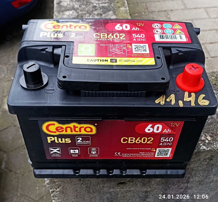 Akumulator Centra Plus 60Ah