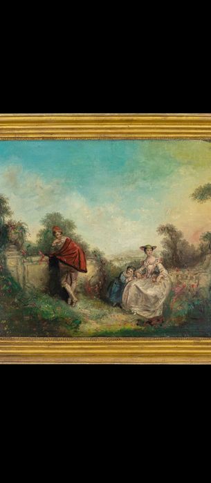 Pintura família jardim Romantismo | século XIX