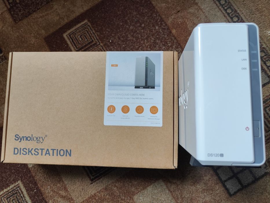 Synology DS120j продаю NAS-сервер
