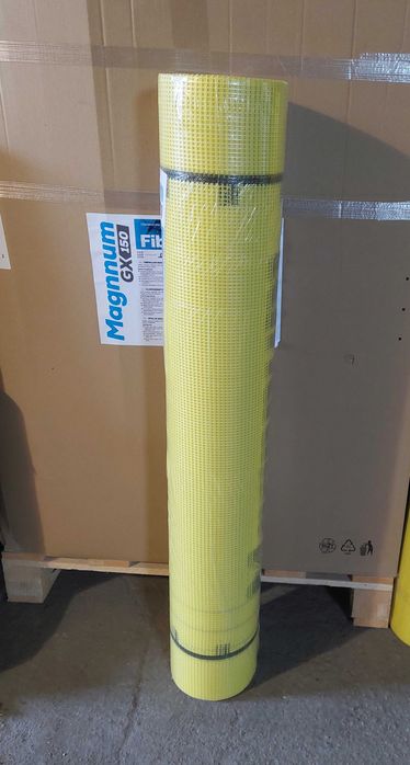 Siatka elewacyjna z włókna szklanego MAGNNUM Vertex żółta 150g/m²