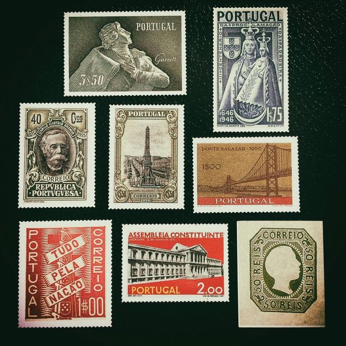 Selos de Portugal em metal - Edição de colecionador