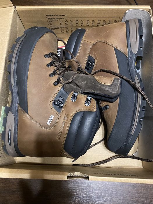 Нові трекінгові черевики Karrimor Bobcat WTX Brown (розмір 44 / UK 10) Vibram + WTX водонепроникні