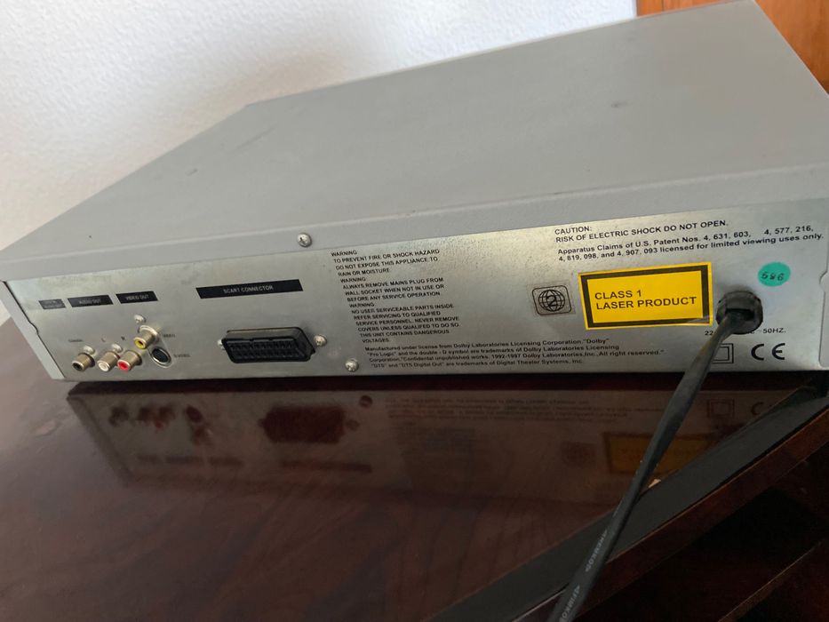 Leitor de DVD  cinzento