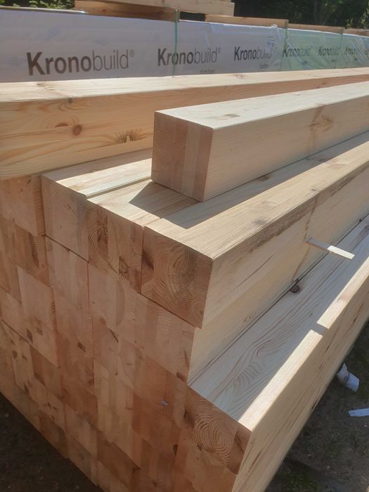 drewno konstrukcyjne suche strugane 105x105mm | sosna | BSH | klejone warstwowo