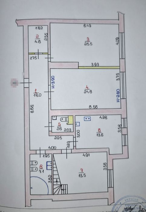 Продаж 3-х кімнатної квартири. Ексклюзивна пропозиція. Центр міста.  Заходь і живи.
