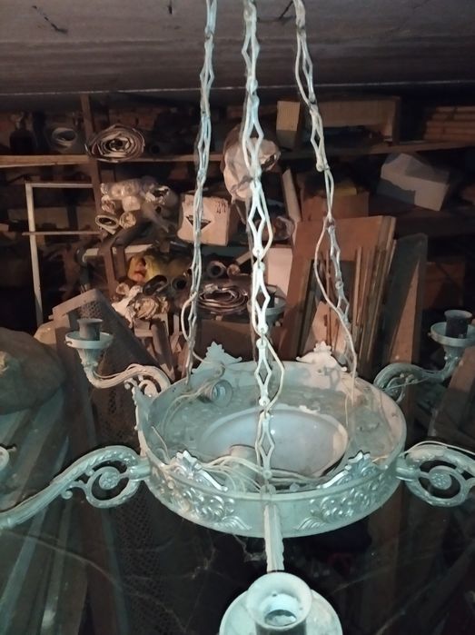 Большая винтажная люстра, сталинский ампир