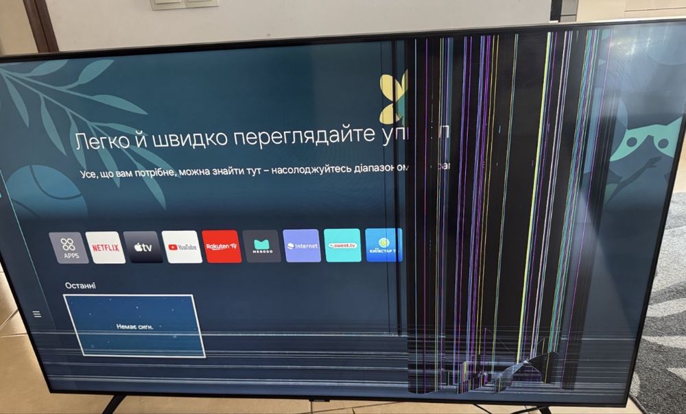 Продам телевизор Samsung UE55CU7100 на запчасти