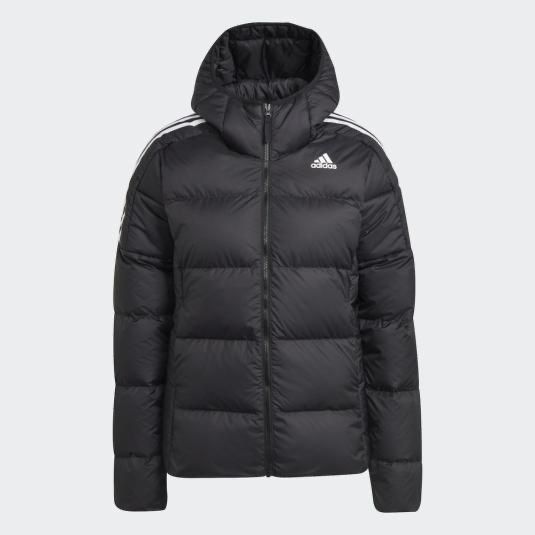 Пуховик Adidas ESSENTIALS MIDWEIGHT натуральний пух тепла плотна чорна