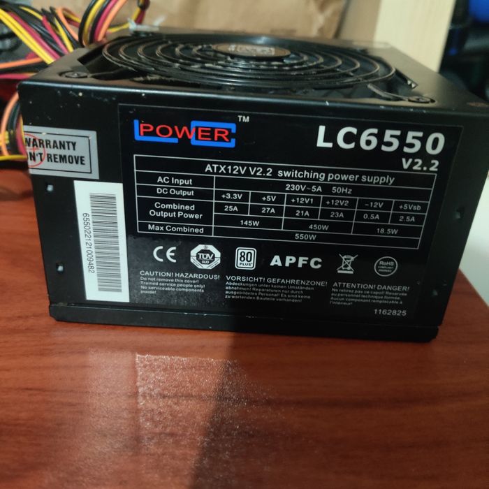 Fonte de alimentação LC6550 V 2.2