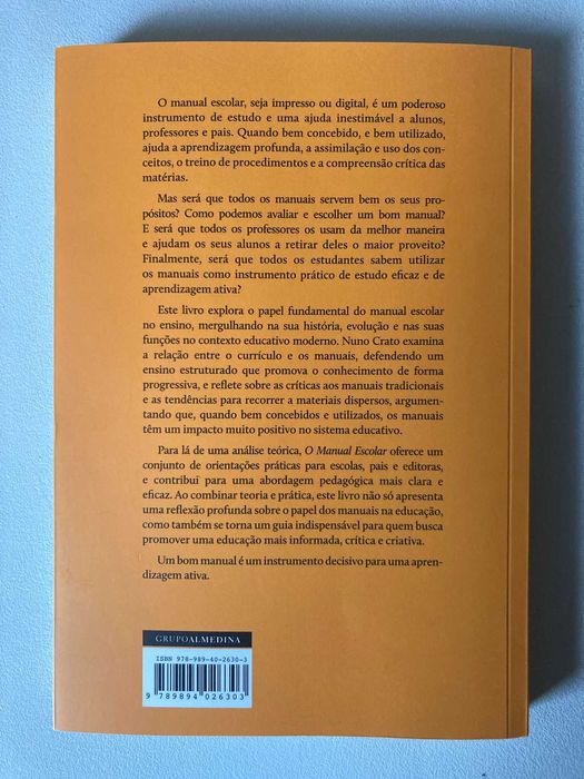 O Manual Escolar, de Nuno Crato