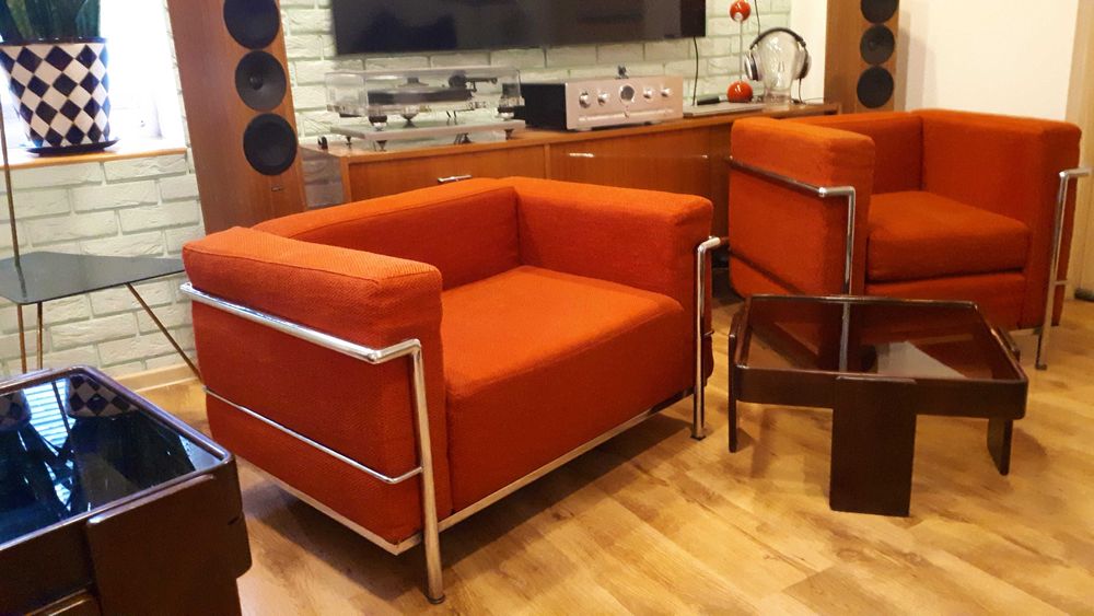 Stoliki modułowe, Cassina, G. Frattini, Włochy, vintage