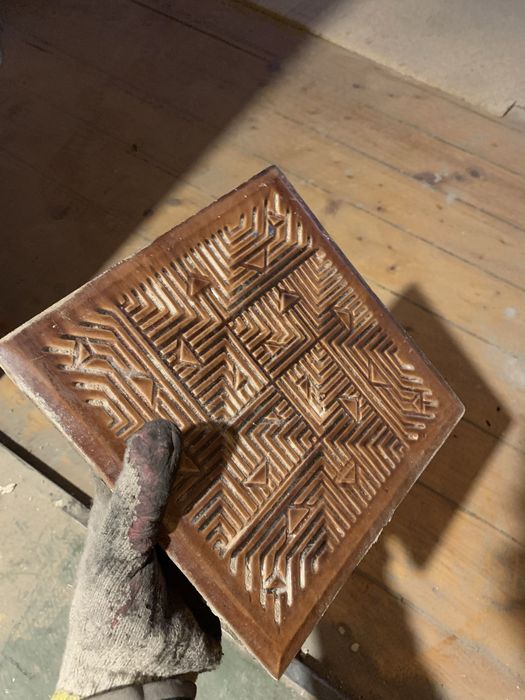 Kafle z pieca kaflowego