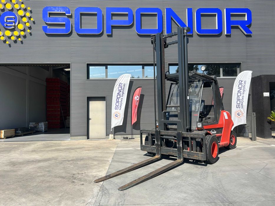 Empilhador Linde 8000 Kgs Diesel