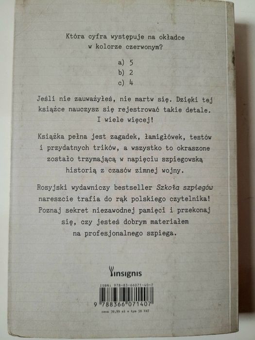 Szkoła Szpiegów Denis Bukin