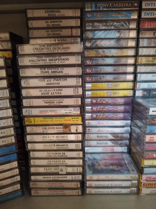 1700 cassetes k7 NOVAS! SELADAS!