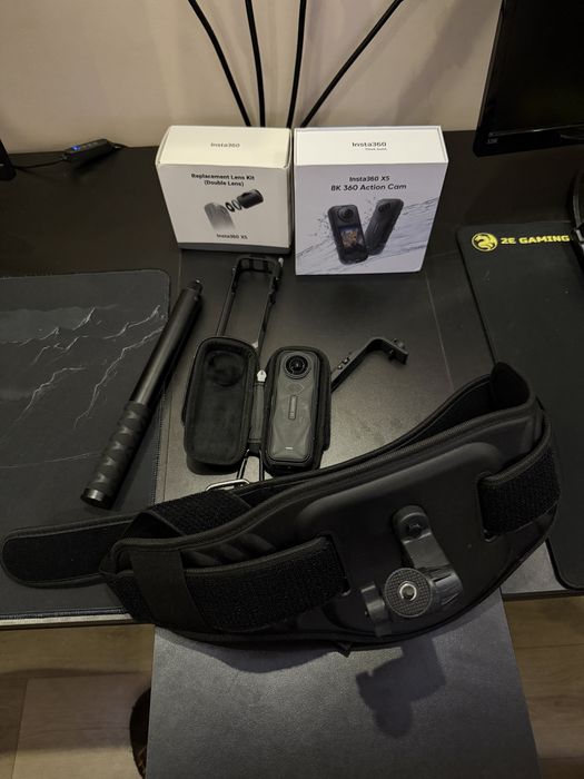 Insta 360 x5 с комплектом полезностей