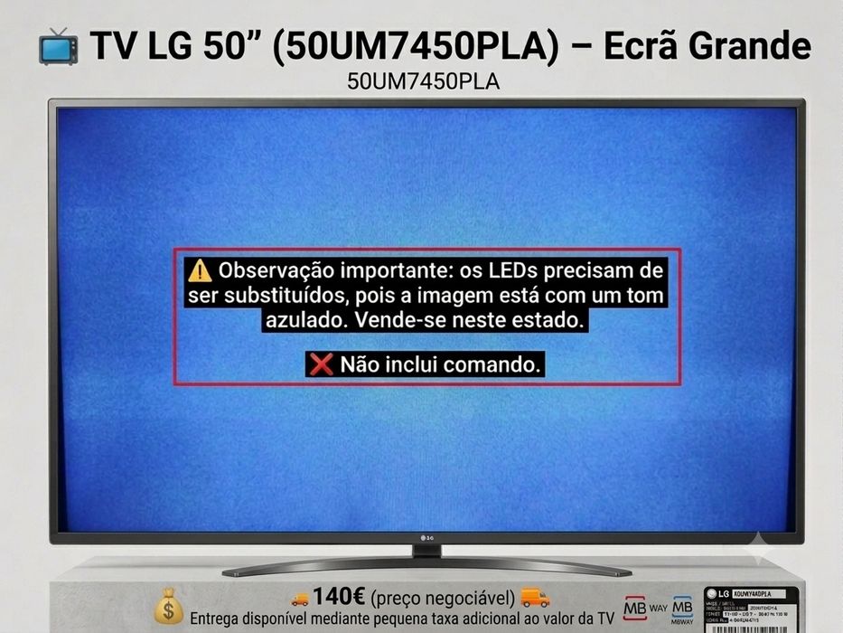 SmarTV LG 50" polegadas