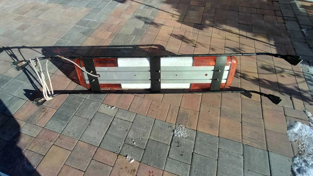 Belka błyskowa pilot samochodowy  Gabaryty