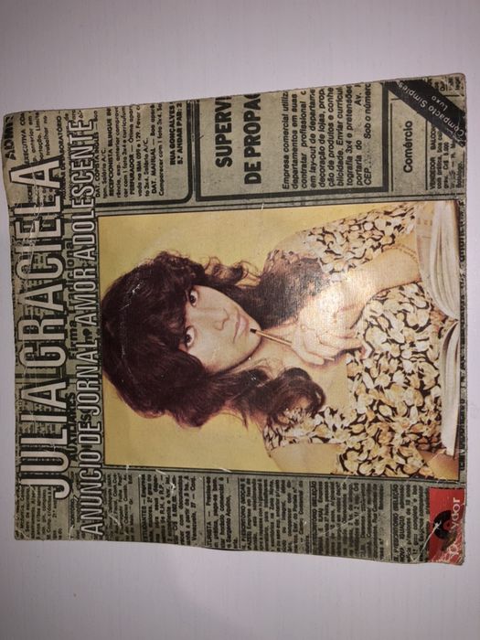 Discos portugueses single em vinil antigos