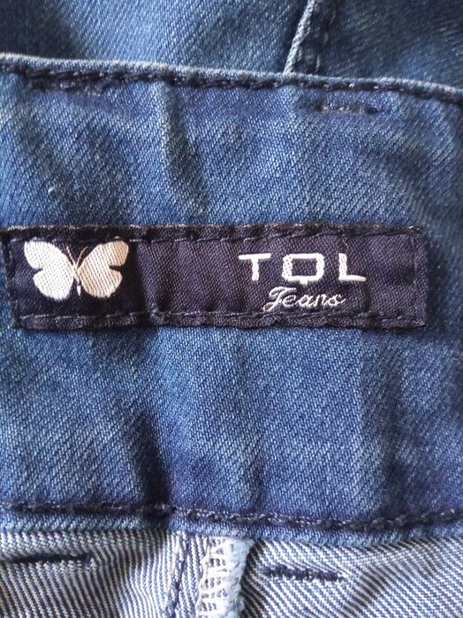 TQL spodnie damskie jeans elastyczne r 35 pas 98-104cm