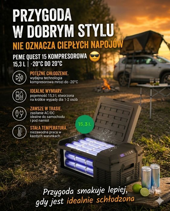 Namiot dachowy Offlander Fold 2 - rowery elektryczne, stacja ładowania, webasto, grill gazowy  - OFFGRID  - WYNAJEM/WYPOŻYCZALNIA