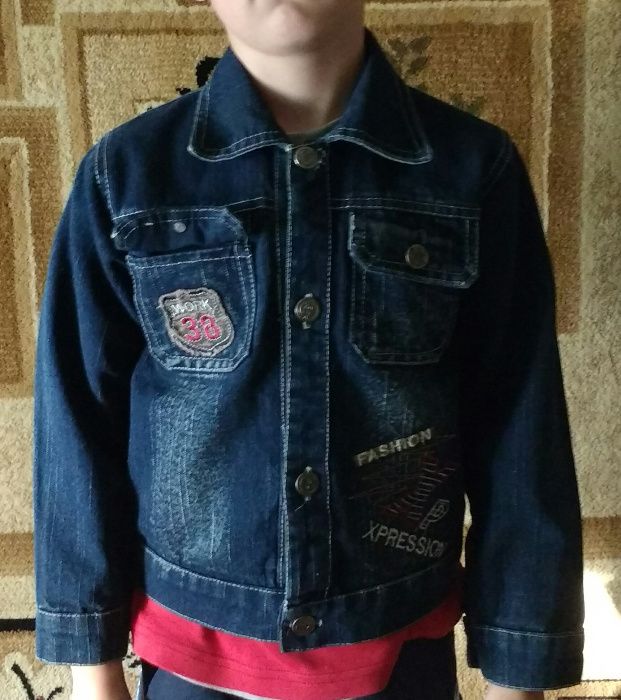 Джинсовка для мальчика 6 лет