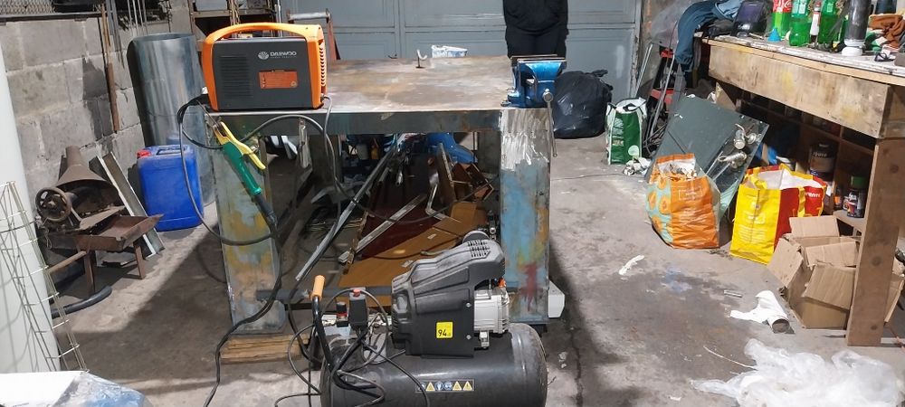 Mesa de soldador,e traçagem,