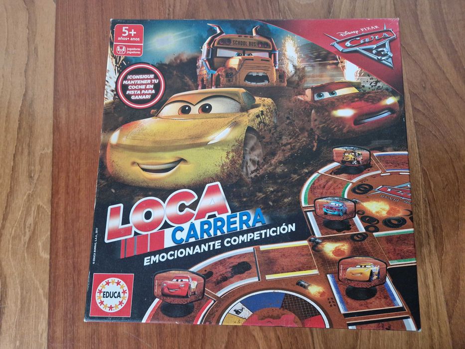 Jogo de tabuleiro Disney Cars