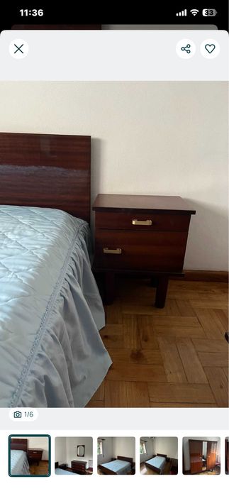 Mobilia de quarto Completa linhas direitas