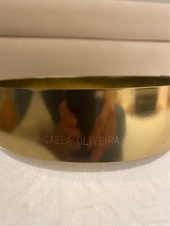 Cinto elegante, ajustavel da estilista Micaela Oliveira