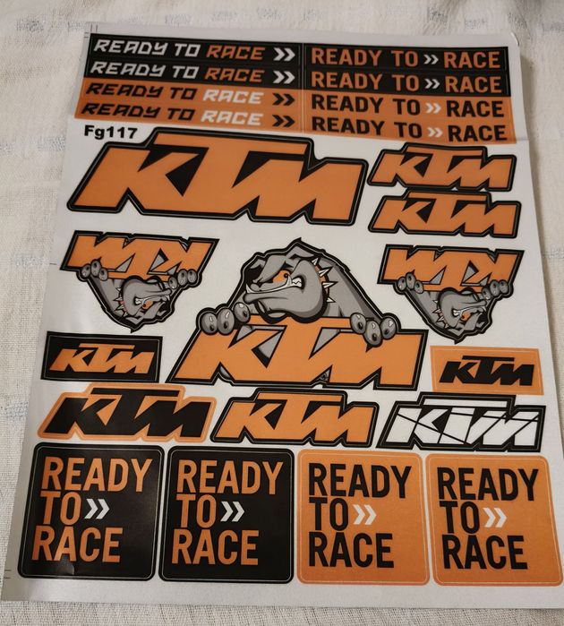 Autocolantes - Adesivos KTM - Ready to Race