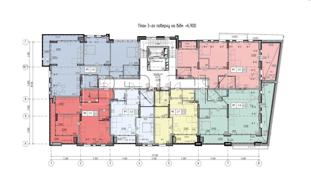 3-кімнатна квартира за адресою вул. Болсунівська (площа 108,6 м²) - Atlanta.ua - фото 12