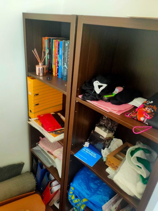 Estante IKEA de 4 prateleiras, Castanho, 30x148cm